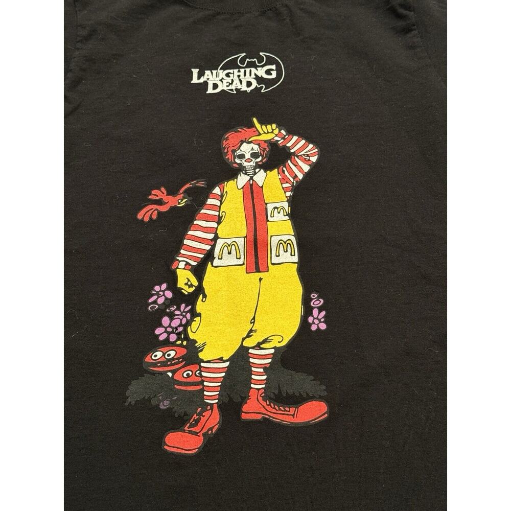 The Laughing Dead Mens Black 2023 Clown Batman Short Sleeve T-Shirt Size S Small - Picture 5 of 9